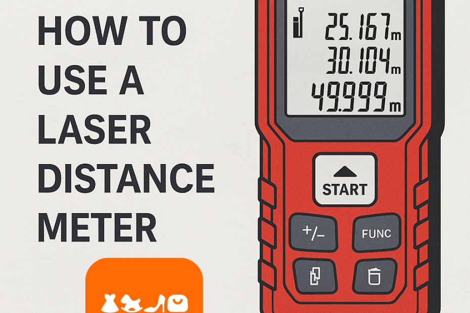 How to use c6 and c7 laser distance meter